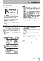 Предварительный просмотр 35 страницы Tascam SS-R1 Owner'S Manual