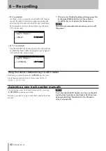 Предварительный просмотр 42 страницы Tascam SS-R1 Owner'S Manual