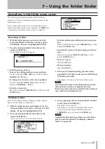 Предварительный просмотр 47 страницы Tascam SS-R1 Owner'S Manual