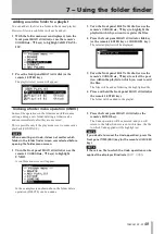 Предварительный просмотр 49 страницы Tascam SS-R1 Owner'S Manual