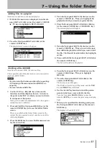 Предварительный просмотр 51 страницы Tascam SS-R1 Owner'S Manual