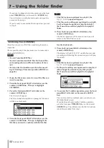 Предварительный просмотр 52 страницы Tascam SS-R1 Owner'S Manual