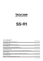 Предварительный просмотр 68 страницы Tascam SS-R1 Owner'S Manual