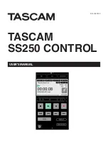 Preview for 1 page of Tascam SS250 User Manual