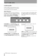 Preview for 132 page of Tascam SX-1 Reference Manual