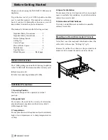 Предварительный просмотр 4 страницы Tascam T-3000 Owner'S Manual