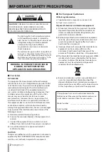 Preview for 2 page of Tascam TASCAM TA-1VP Owner'S Manual