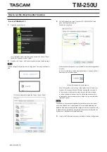 Tascam TM-250U Manual preview
