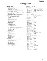 Preview for 3 page of Tascam TM-D8000 Service Manual