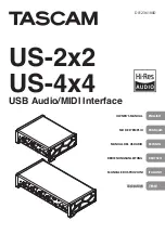 Предварительный просмотр 1 страницы Tascam Trackpack US-4X4TP Owner'S Manual