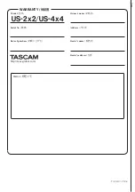 Предварительный просмотр 88 страницы Tascam Trackpack US-4X4TP Owner'S Manual