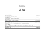 Preview for 24 page of Tascam US-100 Owner'S Manual