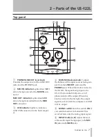 Предварительный просмотр 7 страницы Tascam US-122L Owner'S Manual