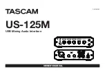 Preview for 1 page of Tascam US-125M Owner'S Manual