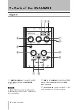 Предварительный просмотр 8 страницы Tascam US-144MKII Owner'S Manual