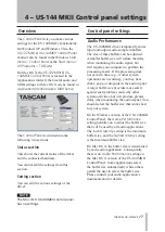 Предварительный просмотр 17 страницы Tascam US-144MKII Owner'S Manual