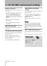 Предварительный просмотр 18 страницы Tascam US-144MKII Owner'S Manual