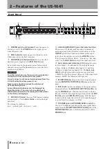 Предварительный просмотр 8 страницы Tascam US-1641 Owner'S Manual