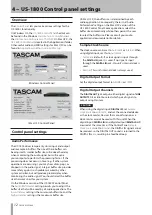 Предварительный просмотр 12 страницы Tascam US-1800 Owner'S Manual