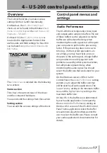 Предварительный просмотр 17 страницы Tascam US-200 Owner'S Manual