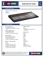 Предварительный просмотр 4 страницы Tascam US-2400 Application Manual