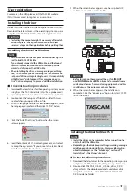 Предварительный просмотр 3 страницы Tascam US-322 Quick Start Manual