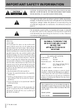 Preview for 2 page of Tascam US-800 Owner'S Manual