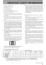 Preview for 3 page of Tascam US-800 Owner'S Manual