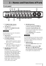 Preview for 7 page of Tascam US-800 Owner'S Manual