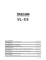 Preview for 12 page of Tascam VL-X5 Owner'S Manual