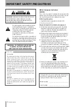 Preview for 2 page of Tascam X-48MKII Owner'S Manual