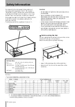 Preview for 4 page of Tascam X-48MKII Owner'S Manual