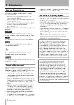 Preview for 8 page of Tascam X-48MKII Owner'S Manual