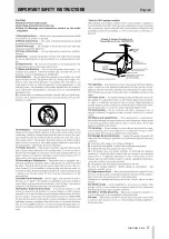 Preview for 3 page of Tascam XS-4 Owner'S Manual