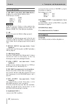 Предварительный просмотр 20 страницы Tascam XS-4 Owner'S Manual