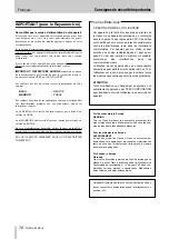 Preview for 10 page of Tascam XS-8 Owner'S Manual