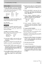 Предварительный просмотр 15 страницы Tascam XS-8 Owner'S Manual