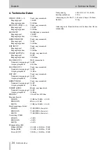 Preview for 24 page of Tascam XS-8 Owner'S Manual