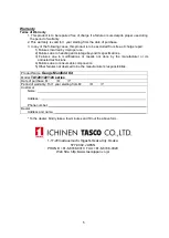 Preview for 6 page of Tasco TA120 Series Instruction Manual