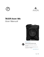 Preview for 1 page of Taser Axon Mic AX1004 User Manual