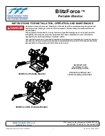 Task Force Tips BlitzForce XXLC-33-NH1 Instructions For Installation, Operation And Maintenance preview