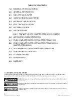 Preview for 2 page of Task Force Tips MASTERSTREAM 1250 Instructions For Safe Operation And Maintenance