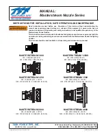 Preview for 1 page of Task Force Tips MASTERSTREAM 1250S Instructions For Installation, Safe Operation And Maintenance