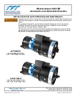 Предварительный просмотр 1 страницы Task Force Tips Masterstream 4000 ER Automatic Instructions For Safe Operation And Maintenance