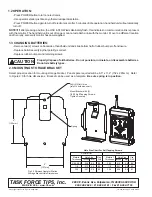 Предварительный просмотр 36 страницы Task Force Tips TORNADO Instructions For Installation, Safe Operation And Maintenance