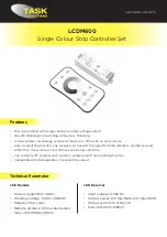 Task Lighting LCDM600 Manual preview