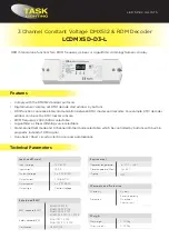 Task Lighting LCDMXSD-D3-L Manual preview