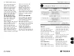 Preview for 22 page of TASKA CX Hand User Manual