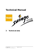 Предварительный просмотр 10 страницы Taski Swingo 450B Technical Manual