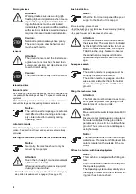 Preview for 36 page of Taski swingoBot 2000 Safety Instruction